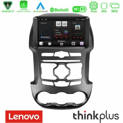 Lenovo Thinkplus Series 4Core Android15 2+32GB  Ford Ranger 2012-2016 Navigation Multimedia Tablet 9
