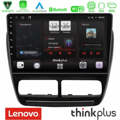 Lenovo Thinkplus Series 4Core Android15 2+32GB  Fiat Doblo / Opel Combo 2010-2014 Navigation Multimedia Tablet 9