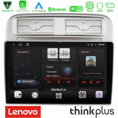 Lenovo Thinkplus Series 4Core Android15 2+32GB  Fiat Grande Punto 2006-2011 Navigation Multimedia Tablet 9
