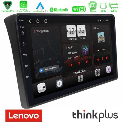 Lenovo Thinkplus Series 4Core Android15 2+32GB  Fiat Ducato/Citroen Jumper/Peugeot Boxer Navigation Multimedia Tablet 9