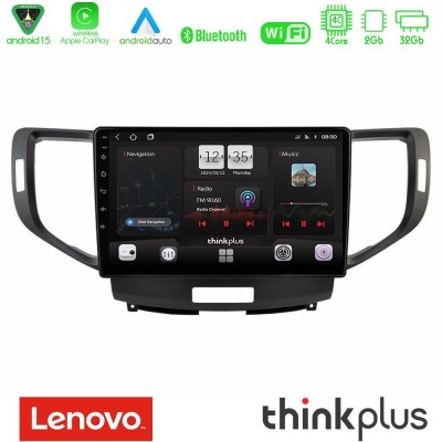 Lenovo Thinkplus Series 4Core Android15 2+32GB  Honda Accord 2008-2015 Navigation Multimedia Tablet 9
