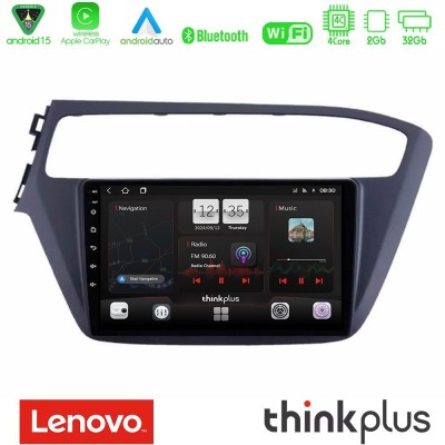 Lenovo Thinkplus Series 4Core Android15 2+32GB  Hyundai i20 2018-2020 Navigation Multimedia Tablet 9