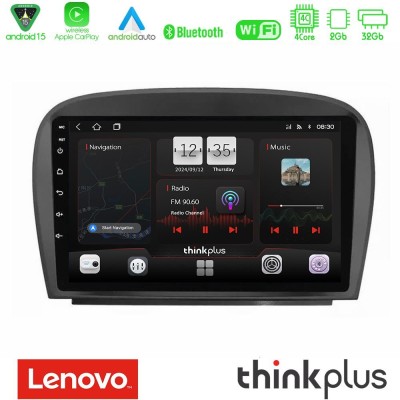 Lenovo Thinkplus Series 4Core Android15 2+32GB  Mercedes SL Class 2005-2011 Navigation Multimedia Tablet 9