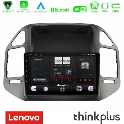 Lenovo Thinkplus Series 4Core Android15 2+32GB Mitsubishi Pajero 2002-2006 Navigation Multimedia Tablet 9