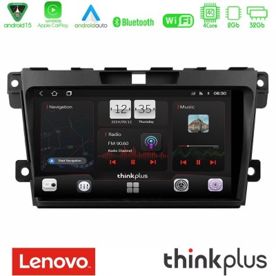 Lenovo Thinkplus Series 4Core Android15 2+32GB  Mazda CX-7 2007-2011 Navigation Multimedia Tablet 9