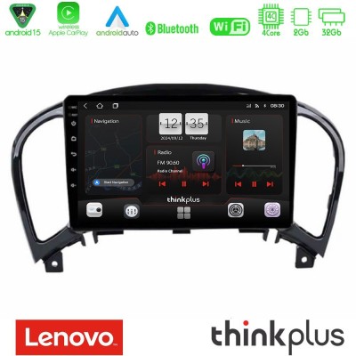 Lenovo Thinkplus Series 4Core Android15 2+32GB  Nissan Juke Navigation Multimedia Tablet 9