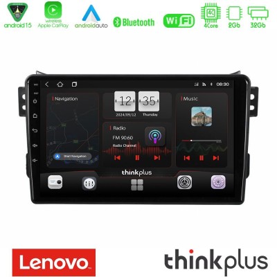 Lenovo Thinkplus Series 4Core Android15 2+32GB  Suzuki Splash & Opel Agila 2008-2014 Navigation Multimedia Tablet 9