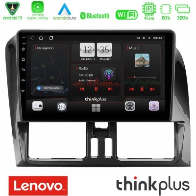 Lenovo Thinkplus Series 4Core Android15 2+32GB  Volvo XC60 2009-2012 Navigation Multimedia Tablet 9