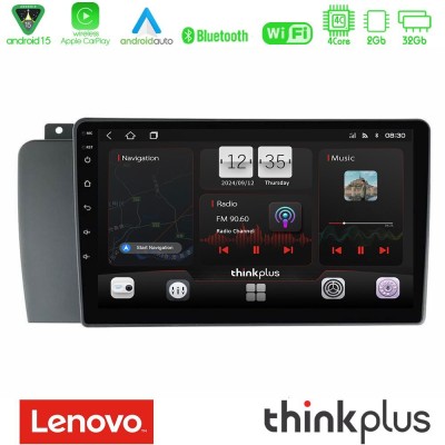 Lenovo Thinkplus Series 4Core Android15 2+32GB  Volvo S60 2004-2009 Navigation Multimedia Tablet 9