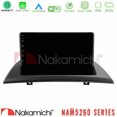 Nakamichi NAM5260 Series 4Core Android13 4+64GB BMW E83 Navigation Multimedia Tablet 9