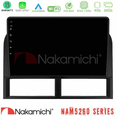 Nakamichi NAM5260 Series 4Core Android13 4+64GB Jeep Grand Cherokee 1999-2004 Navigation Multimedia Tablet 9