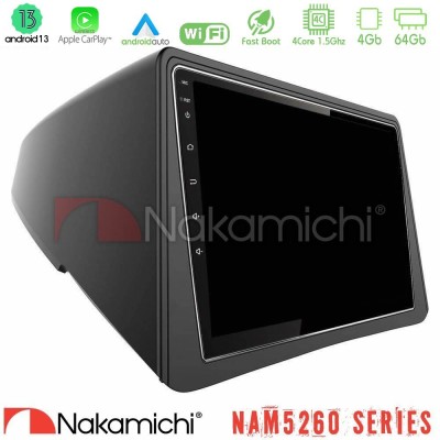 Nakamichi NAM5260 Series 4Core Android13 4+64GB Opel Mokka Navigation Multimedia Tablet 9