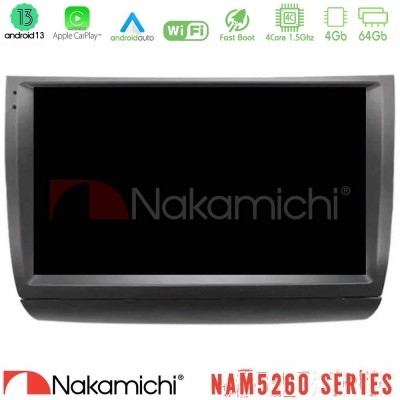 Nakamichi NAM5260 Series 4Core Android13 4+64GB Toyota Prius 2004-2009 Navigation Multimedia Tablet 9