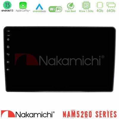Nakamichi NAM5260 Series 4Core Android13 4+64GB VW Passat Navigation Multimedia Tablet 9