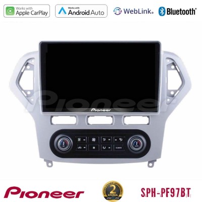Pioneer SPH-PF97BT Series    Ford Mondeo 2007-2011 (Auto A/C) Multimedia Station 9