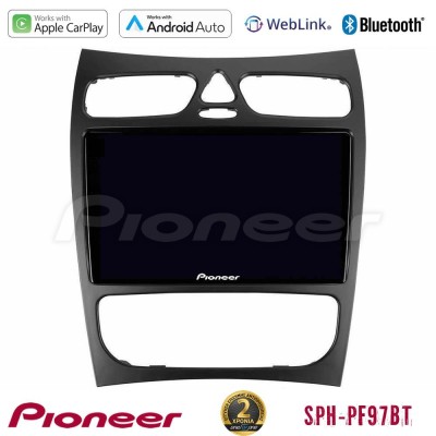 Pioneer SPH-PF97BT Series    Mercedes CLK Class W209 2000-2004 Multimedia Station 9