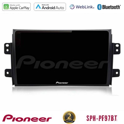 Pioneer SPH-PF97BT Series    Suzuki SX4 2006-2014 Fiat Sedici 2006-2014 Multimedia Station 9