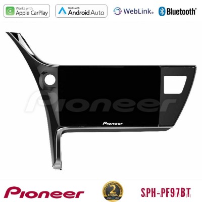 Pioneer SPH-PF97BT Series    Toyota Corolla 2017-2018 Multimedia Station 9
