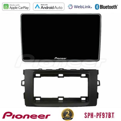Pioneer SPH-PF97BT Series    Toyota Auris 2013-2016 Multimedia Station 9