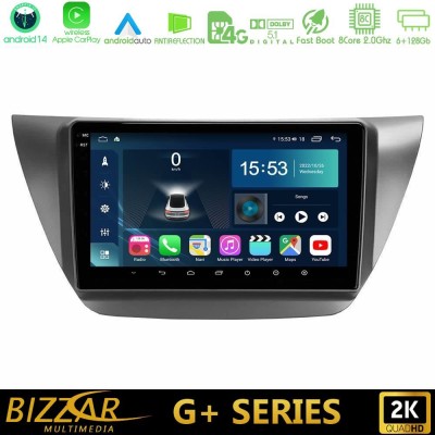 Bizzar G+ Series Mitsubishi Lancer 2004 – 2008 8core Android14 6+128GB Navigation Multimedia Tablet 9