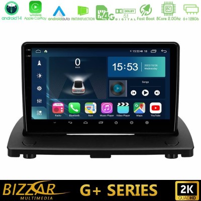 Bizzar G+ Series Volvo XC90 2006-2014 8Core Android14 6+128GB Navigation Multimedia Tablet 9