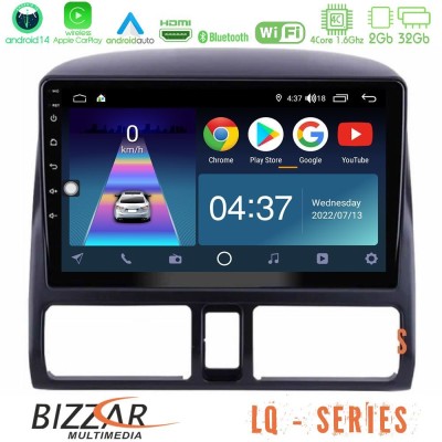 Bizzar LQ Series 4Core Android14 2+32GB Honda CRV 2002-2006 Navigation Multimedia Tablet 9