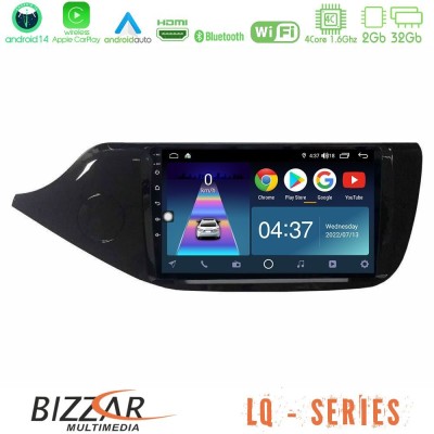Bizzar LQ Series 4Core Android14 2+32GB Kia Ceed 2013-2017 Navigation Multimedia Tablet 9