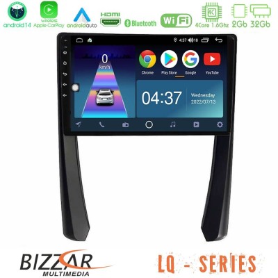 Bizzar LQ Series 4Core Android14 2+32GB Porsche 911/Cayman/Boxster Navigation Multimedia Tablet 9