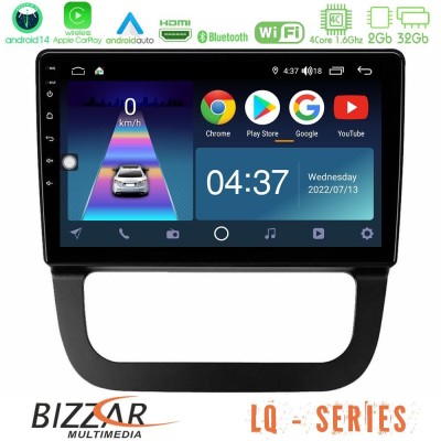 Bizzar LQ Series 4Core Android14 2+32GB VW Jetta Navigation Multimedia Tablet 10