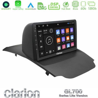 Clarion GL700 Lite Series 8Core Android11 6+128GB Ford Ecosport 2014-2017 Navigation Multimedia Tablet 9