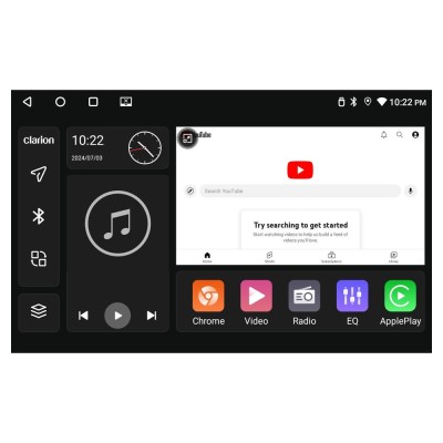 Clarion GL300+ Series 4Core Android11 4+64GB Navigation Multimedia Tablet 10