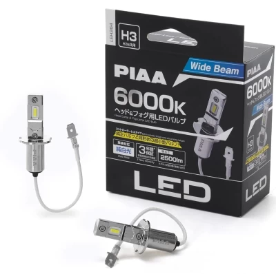 Headlight LED conversion bulb 6000K /11W per bulb 2500lm from 2 bulbsFor H3 Halogen sockets