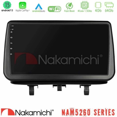 Nakamichi NAM5260 Series Opel Meriva B 2010-2017 4Core Android13 4+64GB Navigation Multimedia Tablet 9