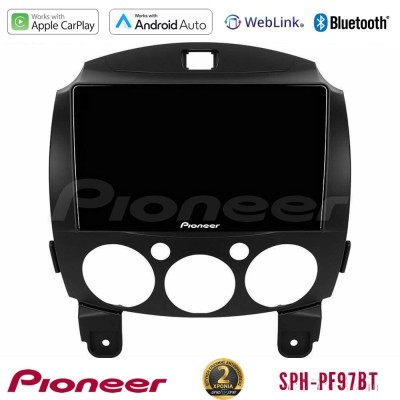 Pioneer SPH-PF97BT Series    Mazda 2 2008-2014 Multimedia Station 9