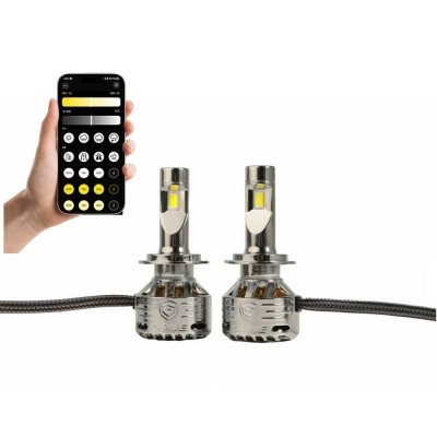 Bizzar R6X CanBus H7 LED Intelligent Head Light With Real Time Color Temp