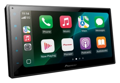 2-DIN Multimedia Capacitive touchscreen multimedia player including Apple CarPlay®, Android Auto™ and USB Mirroring
