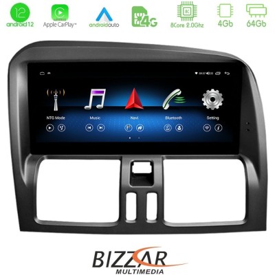 Bizzar Volvo XC60 2010-2017 8core Android12 4+64GB Navigation Multimedia Tablet 8.8