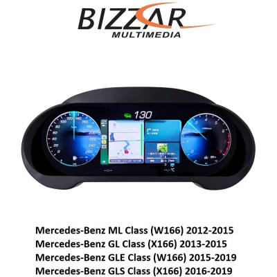Mercedes ML | GL | GLS | GLE Class Digital HD LCD Instrument Cluster 12.3