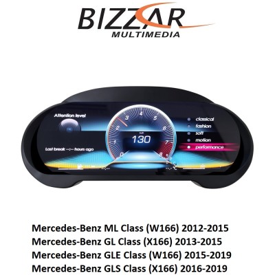 Mercedes ML | GL | GLS | GLE Class Digital HD LCD Instrument Cluster 12.3