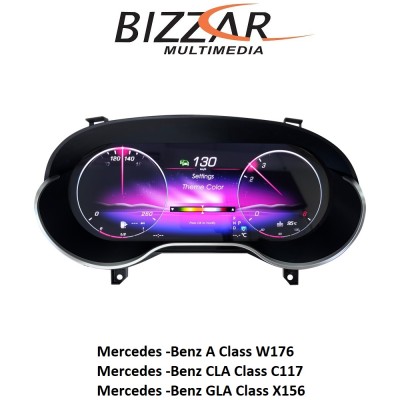 Mercedes A/GLA/CLA W176/X156/C117 2013~2019 Digital HD LCD Instrument Cluster 12.3