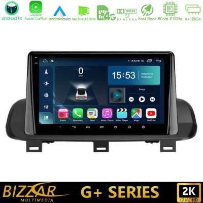 Bizzar G+ Series Nissan Qashqai J12 & X-Trail T33 8core Android14 6+128GB Navigation Multimedia Tablet 10