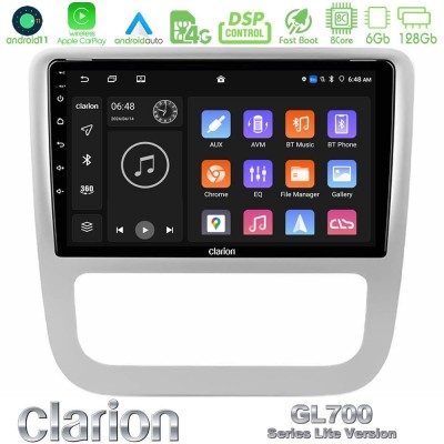 Clarion GL700 Lite Series 8Core Android11 6+128GB VW Scirocco / Eos Navigation Multimedia Tablet 9