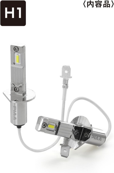 piaa LEH263 Headlight LED conversion bulb 6000K /11W per bulb 2500lm from 2 bulbsFor H1 Halogen sockets