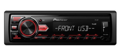 pioneer MVH-09UB Headunit 1-DIN with RDS tuner, USB and Aux-In. (Single DIN) (Χωρίς φίσα ISO)
