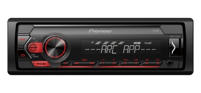 pioneer MVH-S120UB Headunit 1-DIN Radio Usb RED