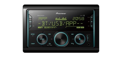 pioneer MVH-S620BT Headunit 2-DIN USB/ BT/ short chassis/ Apple & Andriod comp, Multi color