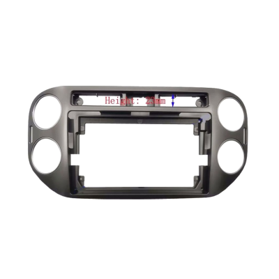 Πρόσοψη, Καλωδίωση & CANbus Box Για VW Tiguan Για Tablet 9″ (23mm alarm button)