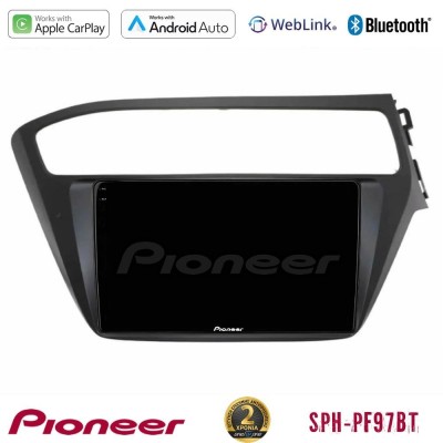 Pioneer SPH-PF97BT Series Hyundai i20 2018-2020 RHD Multimedia Station 9