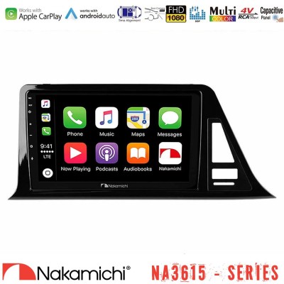 Nakamichi NA3615 Series Με Wireless Carplay & Android Auto  Toyota CH-R (Χωρίς Εργ.Οθόνη) Media Station Tablet 9