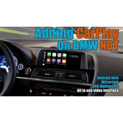 BMW NBT Wireless CarPlay | Android Auto Interface | Camera In | HDMI in